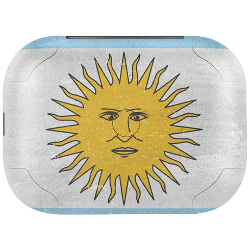 Argentina Flag Distressed Amazon Echo Buds Skin