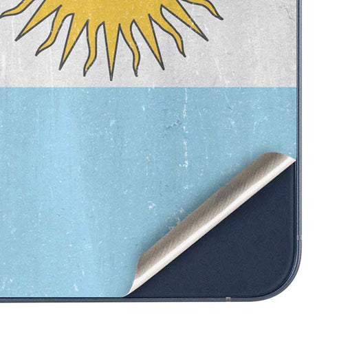 Argentina Flag Distressed Galaxy A35 5G Skin