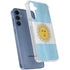 Argentina Flag Distressed Galaxy A55 5G Clear Case