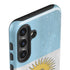Argentina Flag Distressed Galaxy S25 Plus Impact Case
