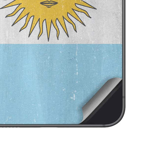 Argentina Flag Distressed Galaxy S24 Skin