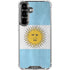 Argentina Flag Distressed Galaxy S26 Clear Case