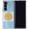 Argentina Flag Distressed Galaxy Z Fold5 5G Clear Case