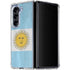 Argentina Flag Distressed Galaxy Z Fold5 5G Clear Case