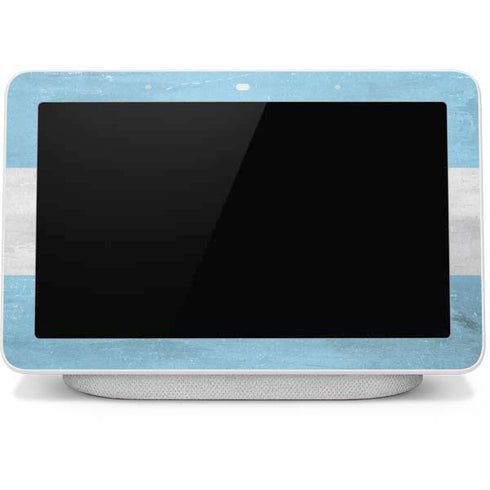 Argentina Flag Distressed Google Home Hub Skin