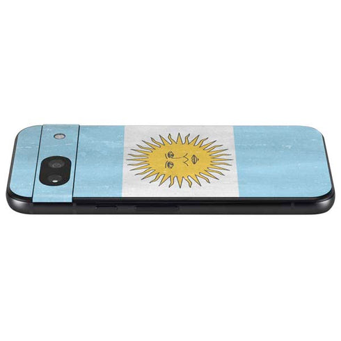 Argentina Flag Distressed Google Pixel 8a Skin