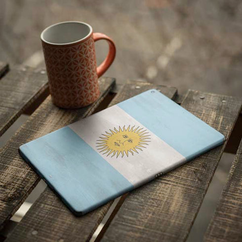 Argentina Flag Distressed iPad Skins