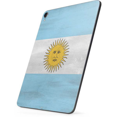 Argentina Flag Distressed Apple iPad Pro Skin