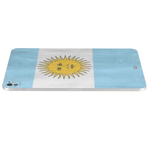Argentina Flag Distressed iPad Pro 13in M4 (2024) Skin