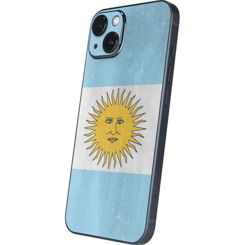 Argentina Flag Distressed iPhone Skins