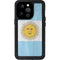 Argentina Flag Distressed iPhone 15 Pro Waterproof Case