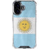 Argentina Flag Distressed iPhone 16 Clear Case