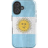 Argentina Flag Distressed iPhone 16 Impact Case