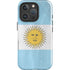 Argentina Flag Distressed iPhone 16 Pro Impact Case