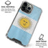 Argentina Flag Distressed iPhone 16 Pro Max Clear Case