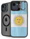 Argentina Flag Distressed iPhone 16e Kickstand Case