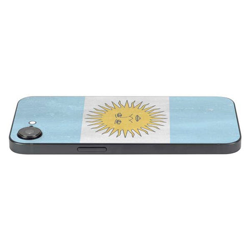 Argentina Flag Distressed iPhone 16e Skin