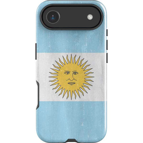 Argentina Flag Distressed iPhone 17 Air Impact Case