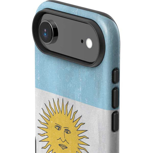 Argentina Flag Distressed iPhone 17 Air Impact Case