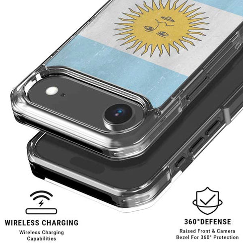 Argentina Flag Distressed iPhone 17 Air MagSafe Case