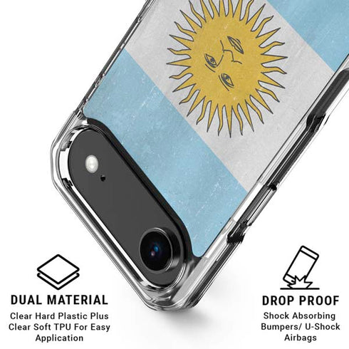 Argentina Flag Distressed iPhone 17 Air MagSafe Case