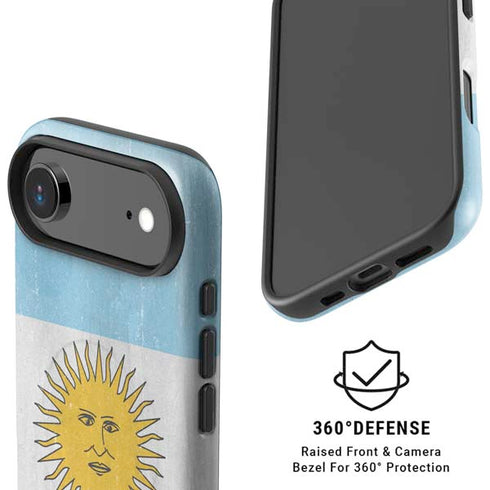 Argentina Flag Distressed iPhone 17 Air Magsafe Impact Case