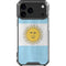 Argentina Flag Distressed iPhone 17 Pro Max Clear Case