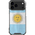 Argentina Flag Distressed iPhone 17 Pro Max Clear Case