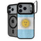 Argentina Flag Distressed iPhone 17 Pro Max Kickstand Case