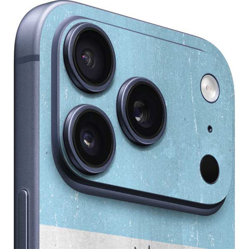 Argentina Flag Distressed iPhone 17 Pro Skin