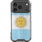 Argentina Flag Distressed iPhone 18 Pro Clear Case