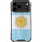Argentina Flag Distressed iPhone 18 Pro Max Clear Case