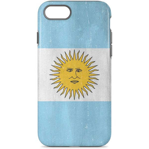 Argentina Flag Distressed iPhone Cases
