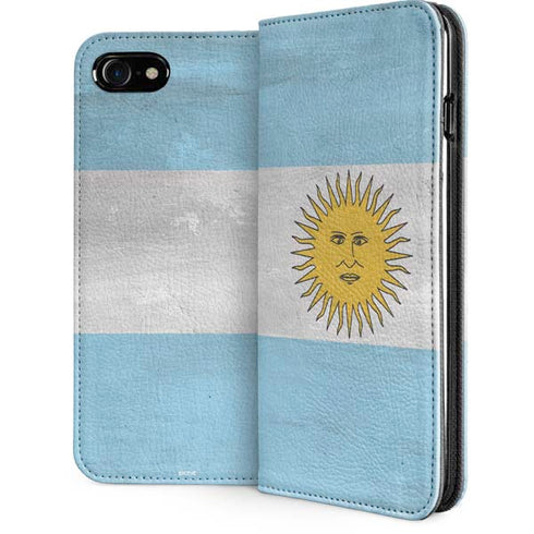 Argentina Flag Distressed iPhone Cases