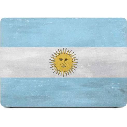 Argentina Flag Distressed Apple MacBook Air Skin