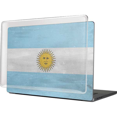 Argentina Flag Distressed MacBook Cases