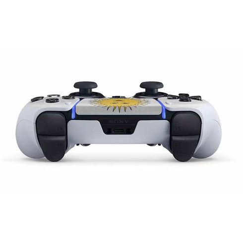 Argentina Flag Distressed PS5 DualSense Edge Pro Controller Skin