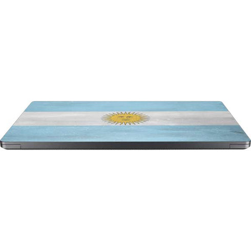 Argentina Flag Distressed Surface Laptop 7 13.8in Skin