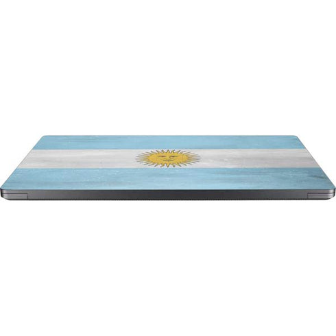 Argentina Flag Distressed Surface Laptop 7 15in Skin