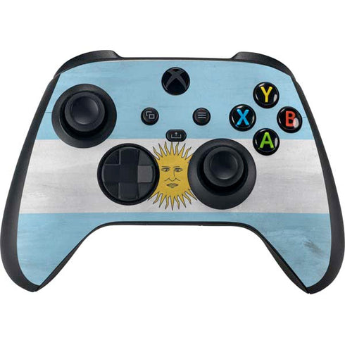 Argentina Flag Distressed Xbox Series X Bundle Skin