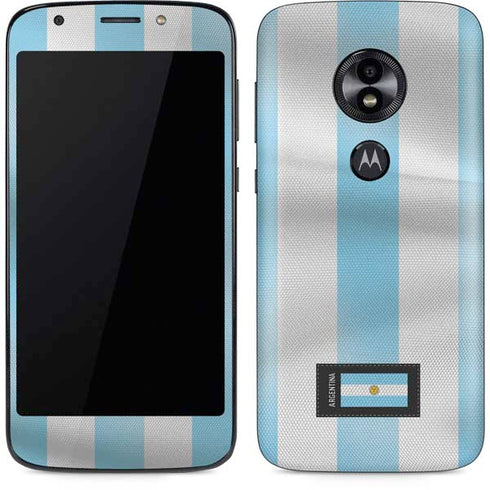 Argentina Soccer Flag Moto E5 Play Skin