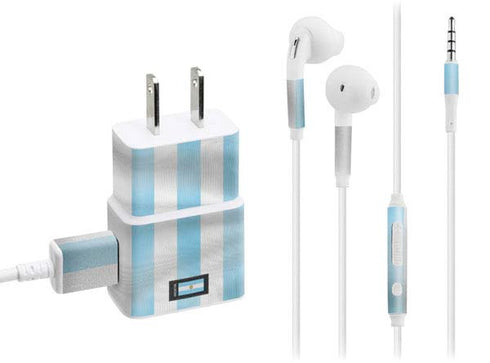 Argentina Soccer Flag Phone Charger Skin