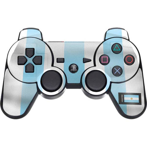 Argentina Soccer Flag PS3 Dual Shock wireless controller Skin
