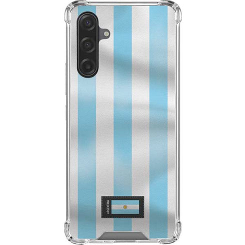 Argentina Soccer Flag Galaxy A17 Clear Case