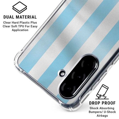 Argentina Soccer Flag Galaxy A36 5G Clear Case