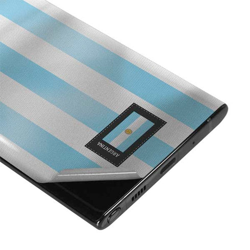 Argentina Soccer Flag Galaxy Note 10 Plus Skin