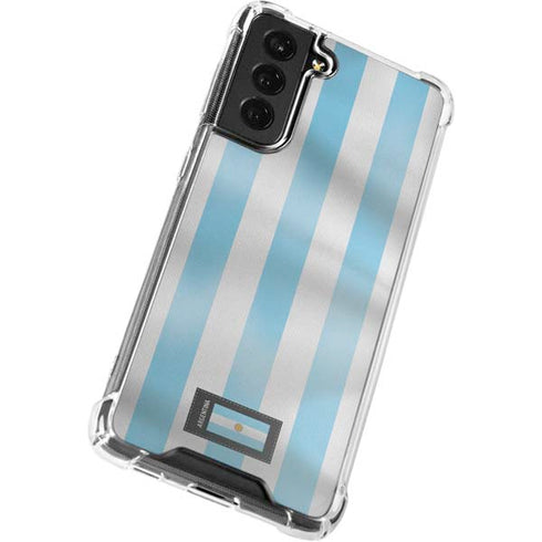 Argentina Soccer Flag Galaxy S22 Plus Clear Case