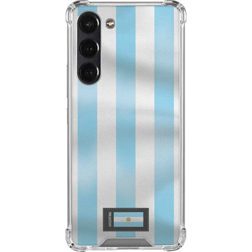 Argentina Soccer Flag Galaxy S24 FE Clear Case
