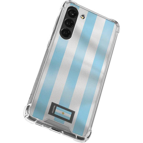 Argentina Soccer Flag Galaxy S24 FE Clear Case