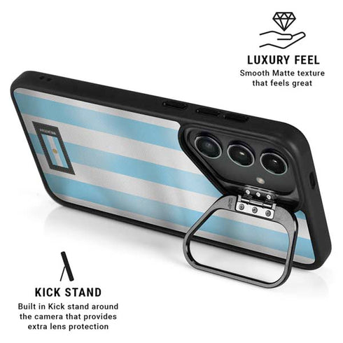Argentina Soccer Flag Galaxy S24 Kickstand Case
